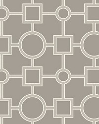 Matrix Taupe Geometric by  American Silk Mills 