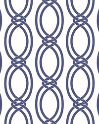 Infinity Indigo Geometric Stripe by   