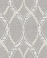 Frequency Grey Ogee by  American Silk Mills 