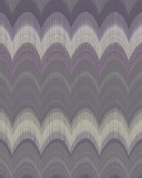 August Purple Wave Wallpaper by  Brewster Wallcovering 