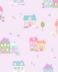 Happy Street Purple Houses by   