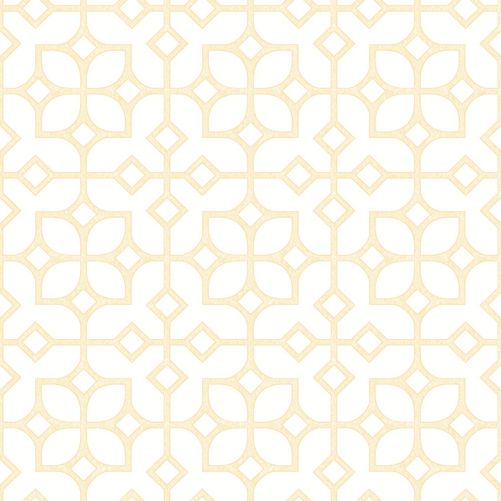 Brewster Wallcovering Maze Yellow Tile Wallpaper Wallpaper