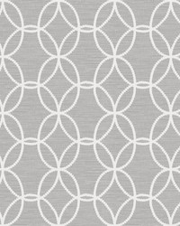 Network Grey Links Wallpaper by  American Silk Mills 