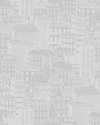 Limelight Grey City Wallpaper by   