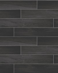 Titan Black Wood Wallpaper by   