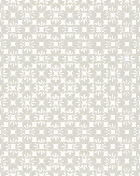 Orbit Neutral Floral Wallpaper by   