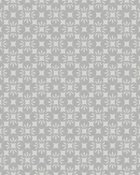 Orbit Grey Floral Wallpaper by   