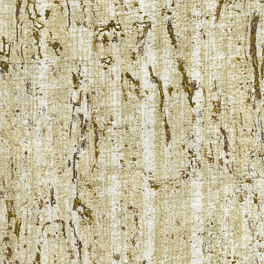 Brewster Wallcovering Samal Gold Cork Wallpaper Wallpaper