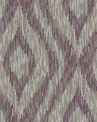 Ethereal Purple Ogee Wallpaper by  York Wallcovering 