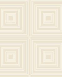 Luminous Platinum Geometric Wallpaper by  York Wallcovering 