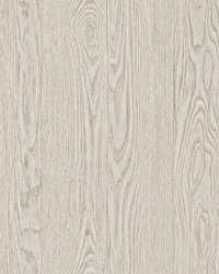Remi Light Grey Wood Wallpaper by   