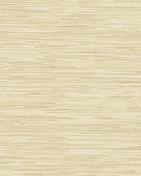 Maytal Light Yellow Faux Grasscloth Wallpaper by   