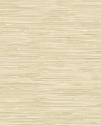 Maytal Light Yellow Faux Grasscloth Wallpaper by   