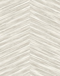 Pina Light Grey Chevron Weave Wallpaper by   