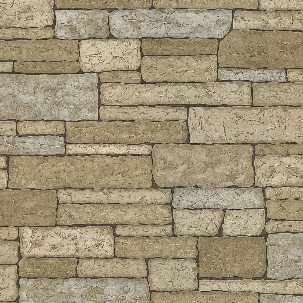 Brewster Wallcovering Madeline Grey Stone Texture Wallpaper Wallpaper
