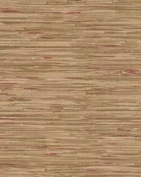 Cate Multicolor Vinyl Grasscloth Wallpaper by   