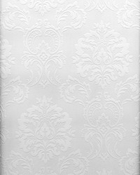 Plouf Paintable Damask Wallpaper by   