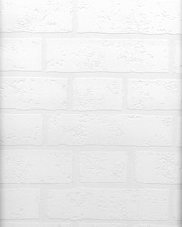 Bridgers Paintable Brick Wallpaper by   