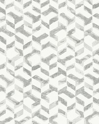 Instep Platinum Abstract Geometric Wallpaper by   