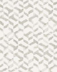 Instep Pewter Abstract Geometric Wallpaper by   