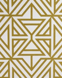 Helios Mustard Geometric Wallpaper by   