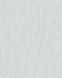 Chenille Light Blue Faux Linen Wallpaper by   