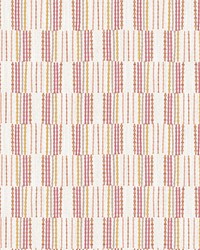 Burgen Orange Geometric Linen Wallpaper by   