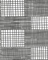 Maxwell Black Geometric Wallpaper by   
