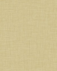 Jocelyn Yellow Faux Linen Wallpaper by   