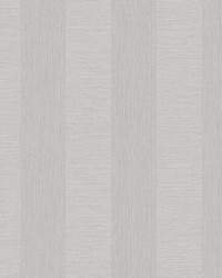 Intrepid Light Grey Faux Grasscloth Stripe Wallpaper by   