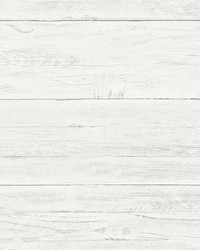 Colleen White Washed Boards Wallpaper by   