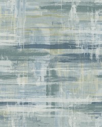 Marari Teal Distressed Texture Wallpaper by   