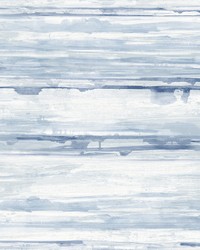 Sandhurst Blue Abstract Stripe Wallpaper by   
