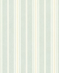 Cooper Green Cabin Stripe Wallpaper by   