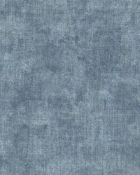 Gramercy Blue Linen Wallpaper by   
