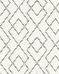 Blaze Cream Trellis Wallpaper by   