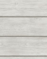 Susanna Light Grey Wood Planks Wallpaper by   