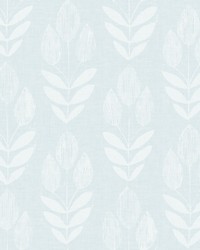 Garland Light Blue Block Tulip Wallpaper by   