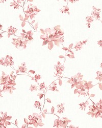Cyrus Rose Floral Wallpaper by   