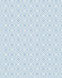 Napa Blue Geometric Wallpaper by   