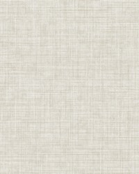 Mendocino Neutral Linen Wallpaper by   