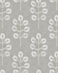 Plum Tree Grey Botanical Wallpaper 3124-13876 by   