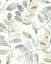 Pinnate Grey Leaves Wallpaper 3124-13905 by   