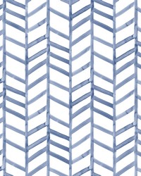 Fletching Navy Geometric Wallpaper 3124-13923 by   