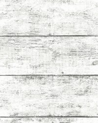 Cabin White Wood Planks Wallpaper 3124-13971 by   