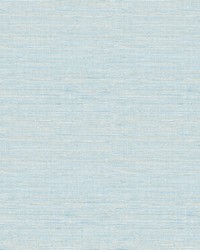 Agave Blue Faux Grasscloth Wallpaper 3124-24283 by   