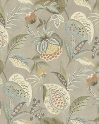 Bohemian Taupe Jacobean Wallpaper 3125-72301 by  York Wallcovering 