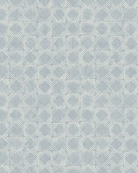 Button Block Blue Geometric Wallpaper 3125-72305 by   