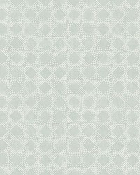 Button Block Aqua Geometric Wallpaper 3125-72308 by  York Wallcovering 