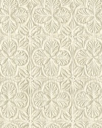 Karachi Cream Wooden Damask Wallpaper 3125-72333 by   